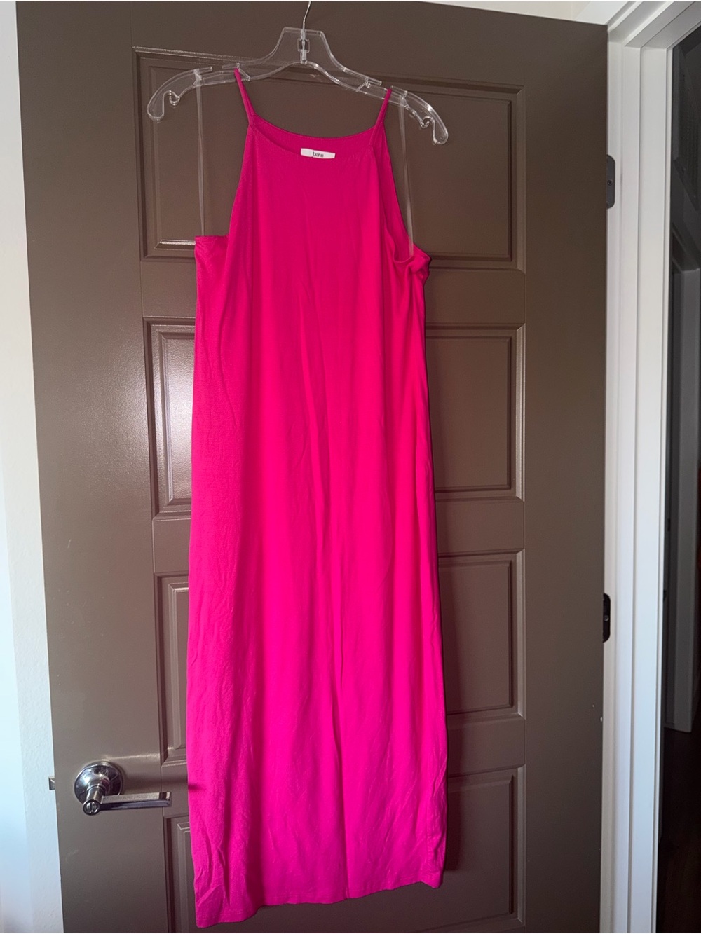 Bar III Fuchsia Sleeveless Maxi Dress
